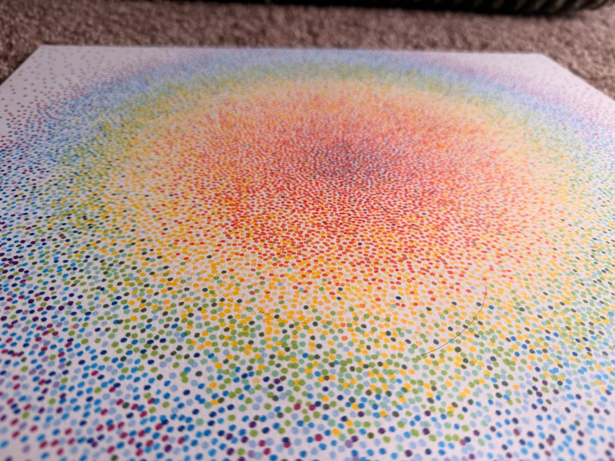 Rainbow Dot Art