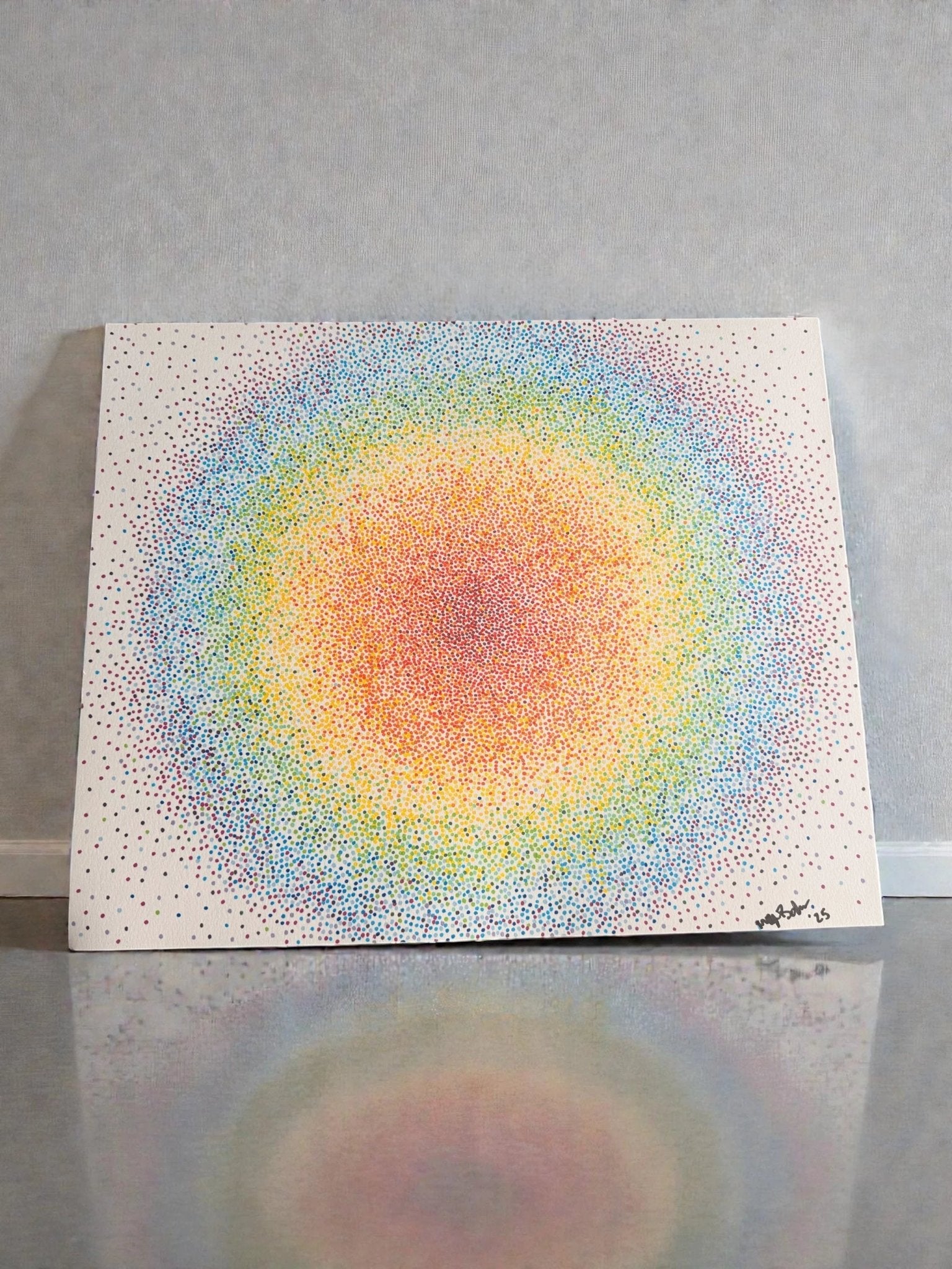 Rainbow Dot Art