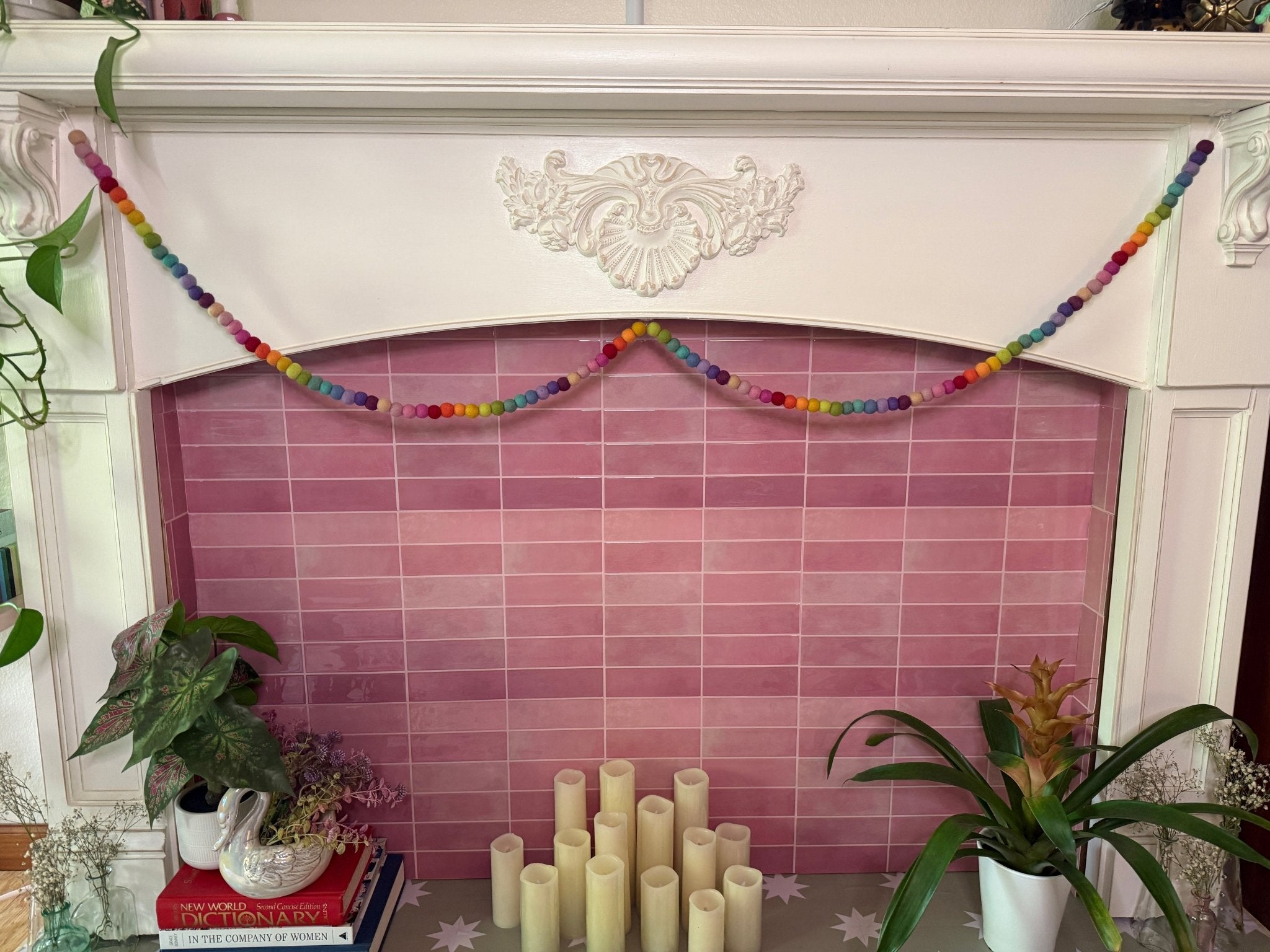 Rainbow Garland Felt Garland La Vie Bien Rainbow Garland
