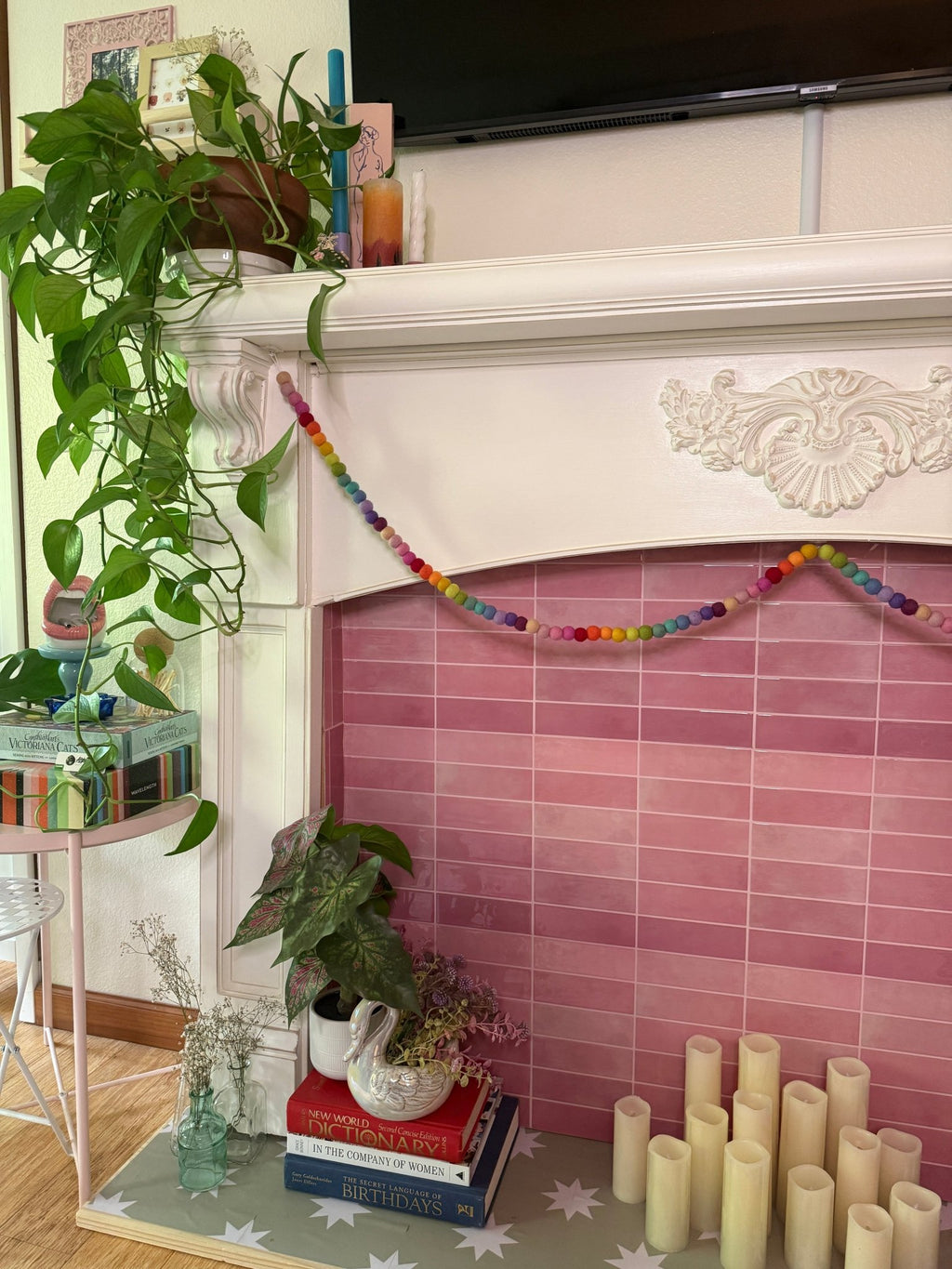 Rainbow Garland Felt Garland La Vie Bien Rainbow Garland