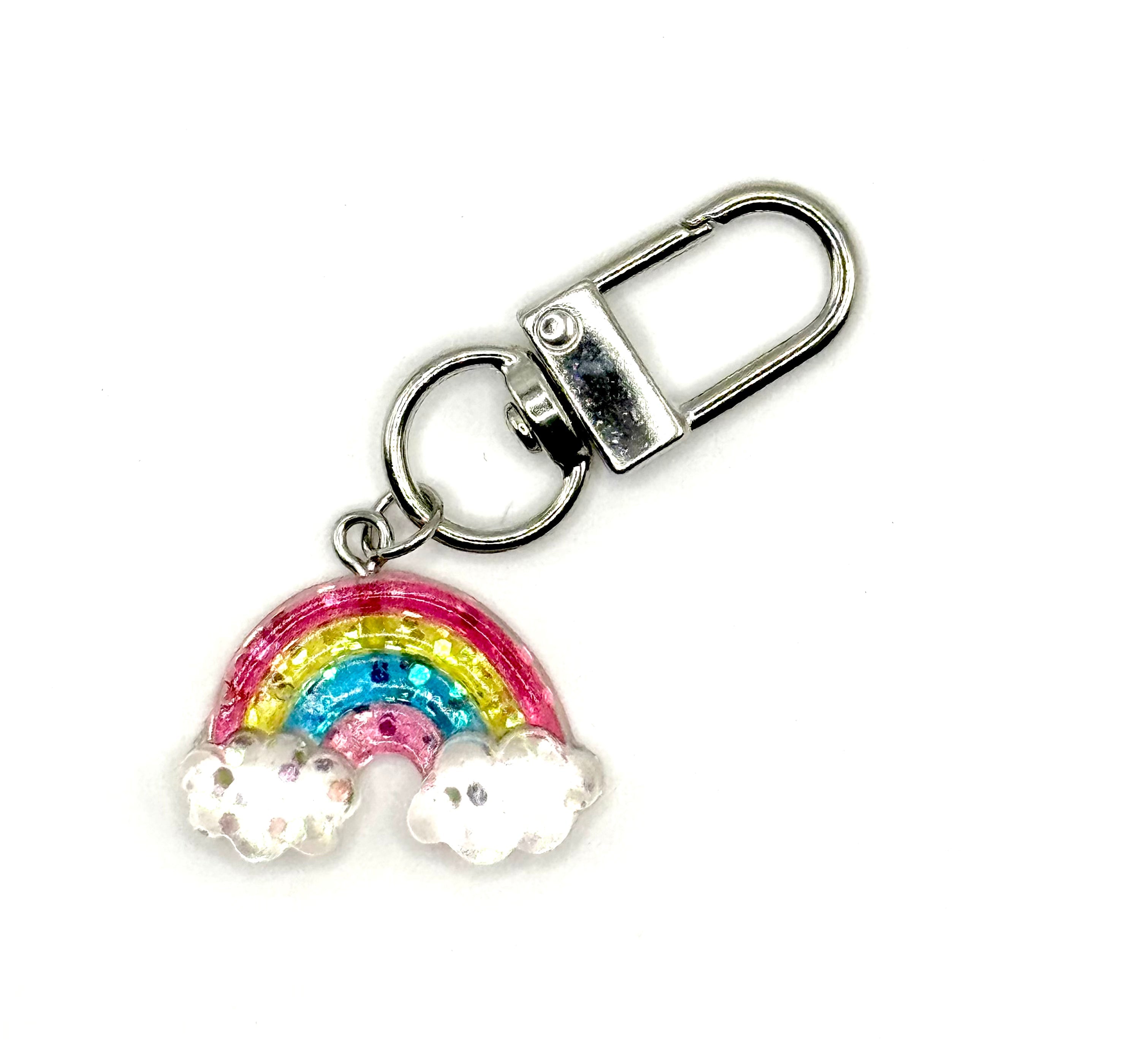 Colorful Rainbow Keychain and Bag Charm