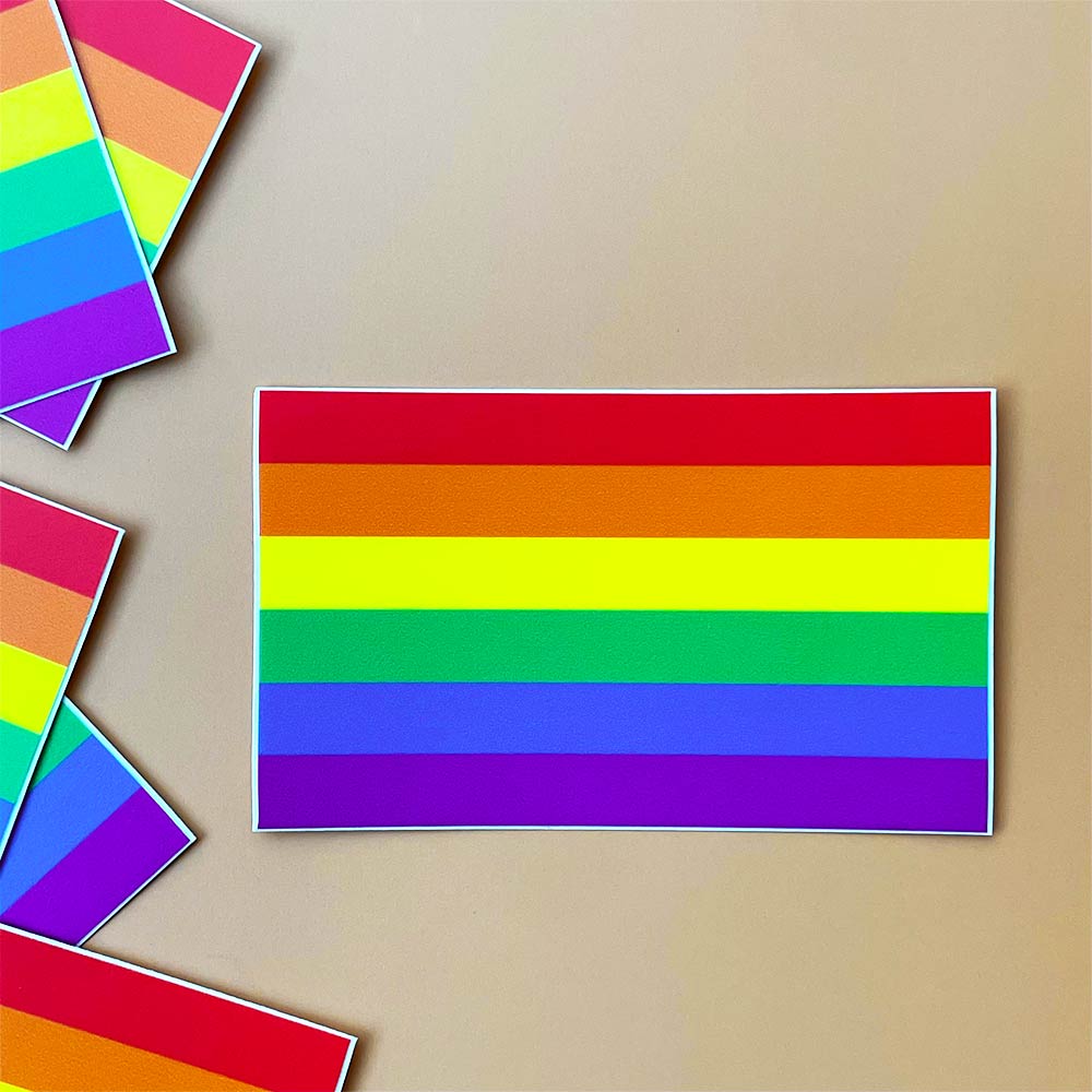 Rainbow LGBTQIA+ Pride Sticker Sticker La Vie Bien Rainbow LGBTQIA+ Pride Sticker