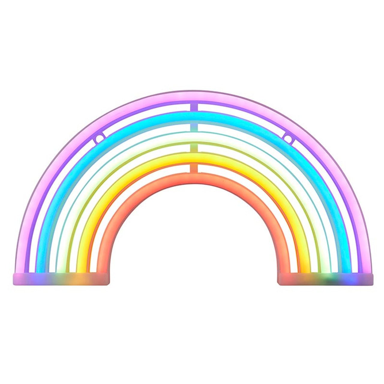 Rainbow Neon LED Light | LGBTQ Pride Retro Wall Art Sign Wall Hanging La Vie Bien Rainbow Neon LED Light | LGBTQ Pride Retro Wall Art Sign