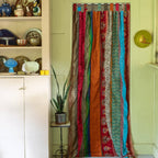 Rainbow Oasis Drapes – Upcycled Boho Curtains Home Decor La Vie Bien Rainbow Oasis Drapes – Upcycled Boho Curtains