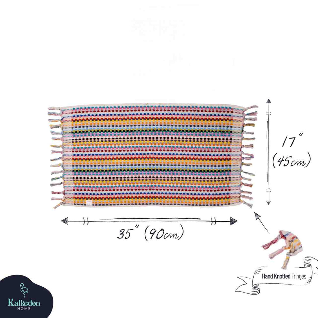 Pom Pom Turkish cotton Hand woven Towel