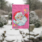 Rainbow Santa Garden Flag Garden Flag La Vie Bien Rainbow Santa Garden Flag