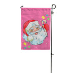 Rainbow Santa Garden Flag Garden Flag La Vie Bien Rainbow Santa Garden Flag