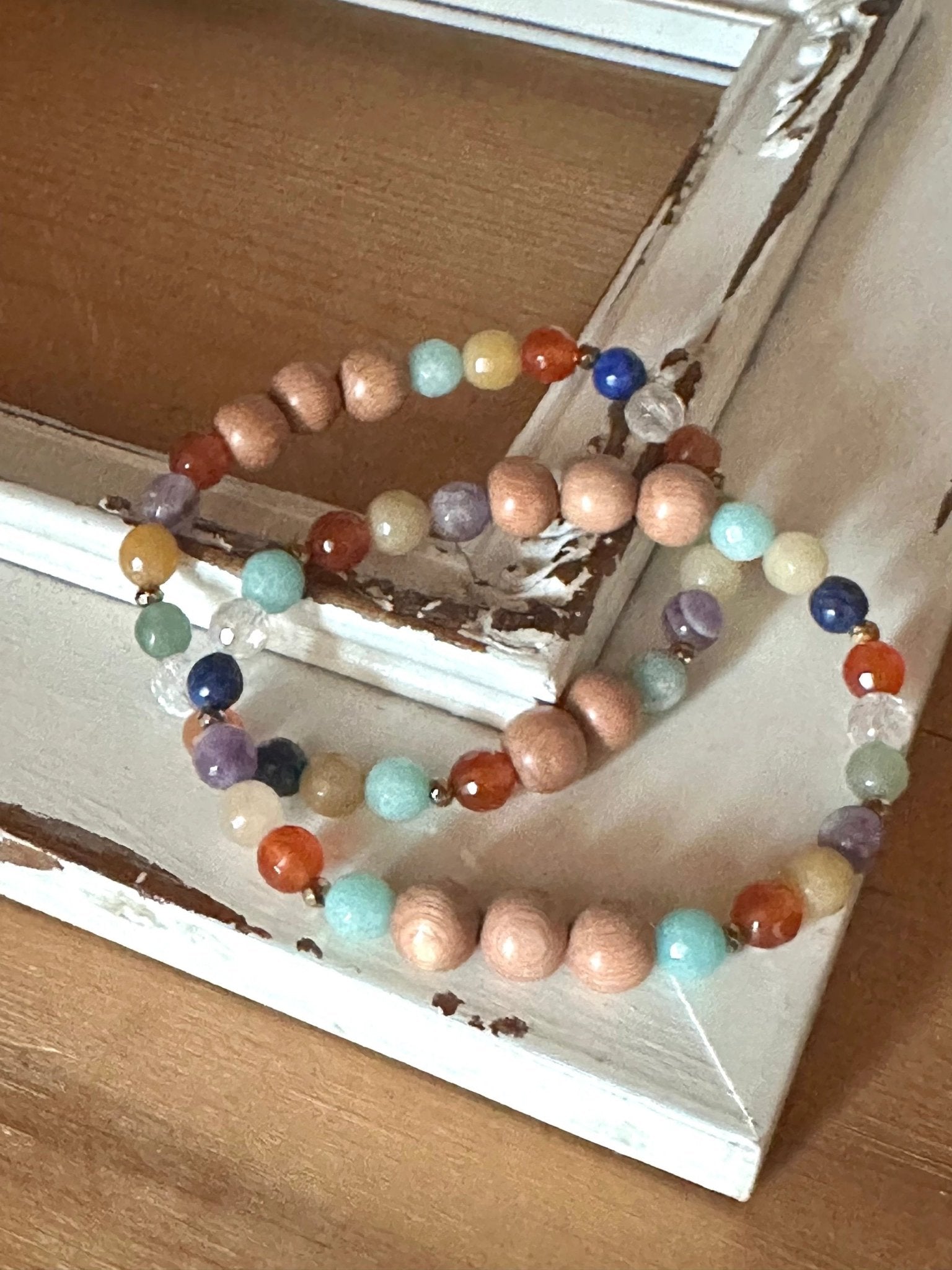 Rainbow Stretch Bracelet by AdoreJules Designs