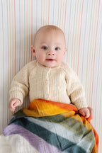 Rainbow Stripe Crib Sheet Crib Sheets La Vie Bien Rainbow Stripe Crib Sheet