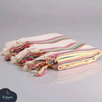 Rainbow Turkish Blanket - 100% Premium Turkish Cotton by Kalkedon Towels