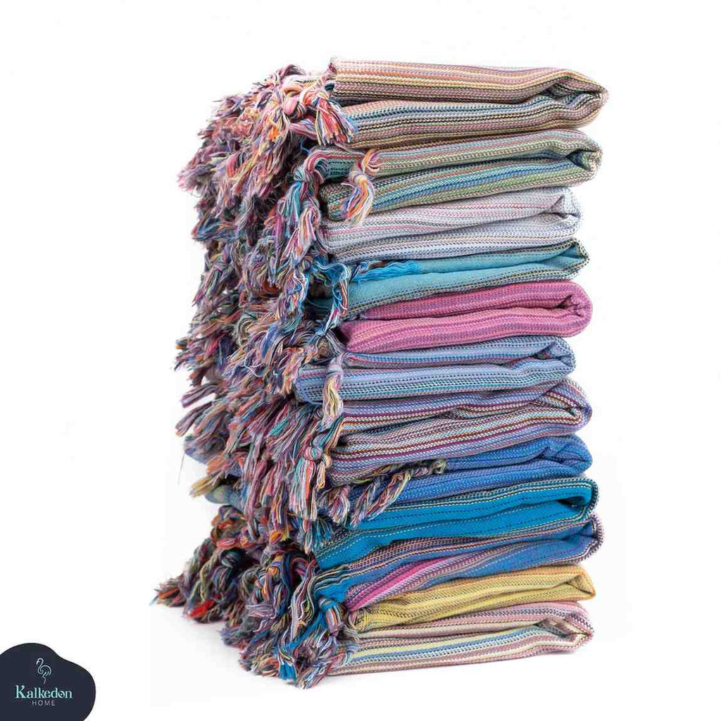 Rainbow Beach Towel - 100% Premium Turkish Cotton
