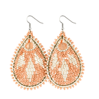 Raindrop Seed Bead Earrings - Guatemala Jewelry La Vie Bien Raindrop Seed Bead Earrings - Guatemala