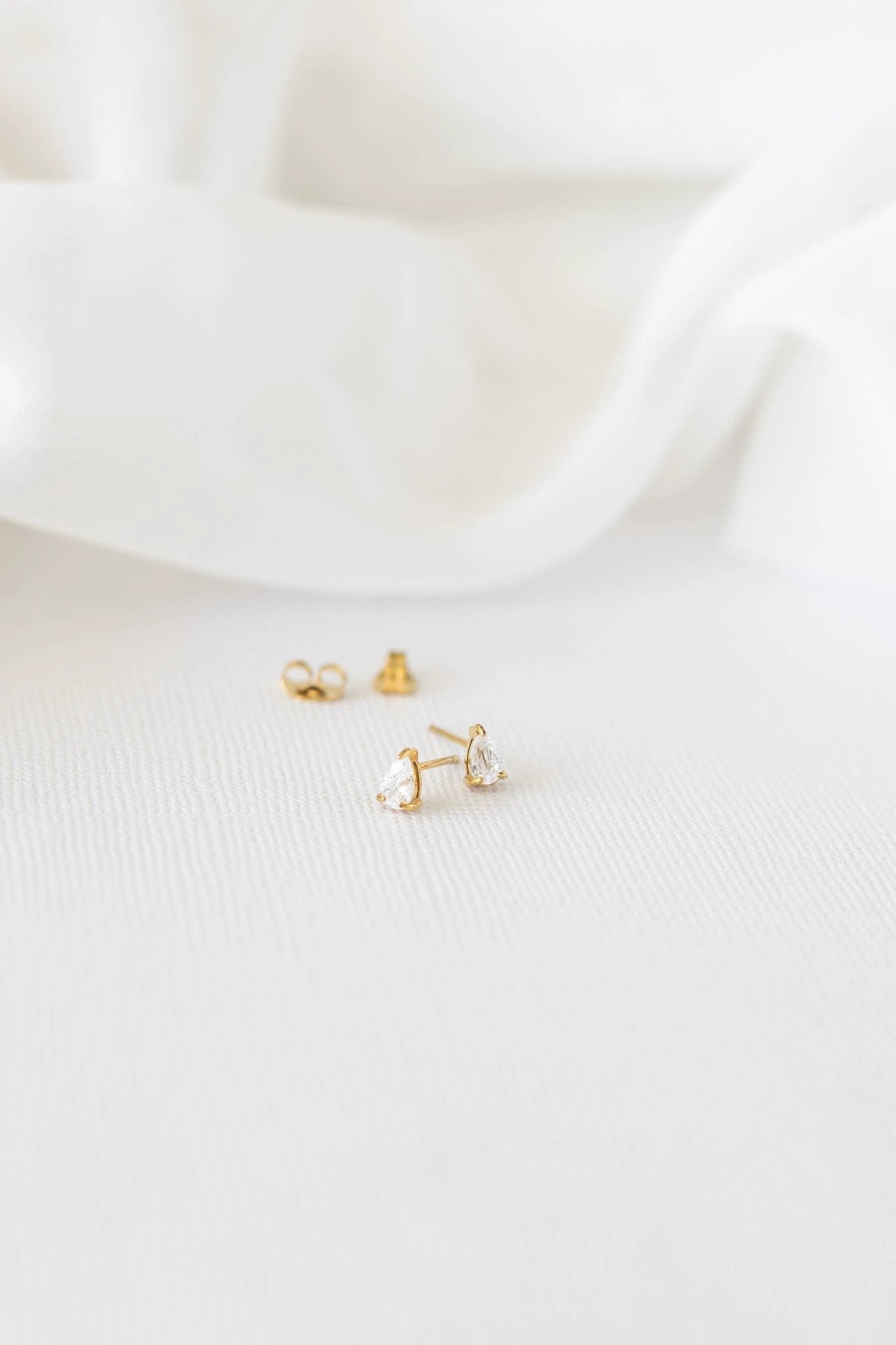 Raindrop Stud by Rose & Clay