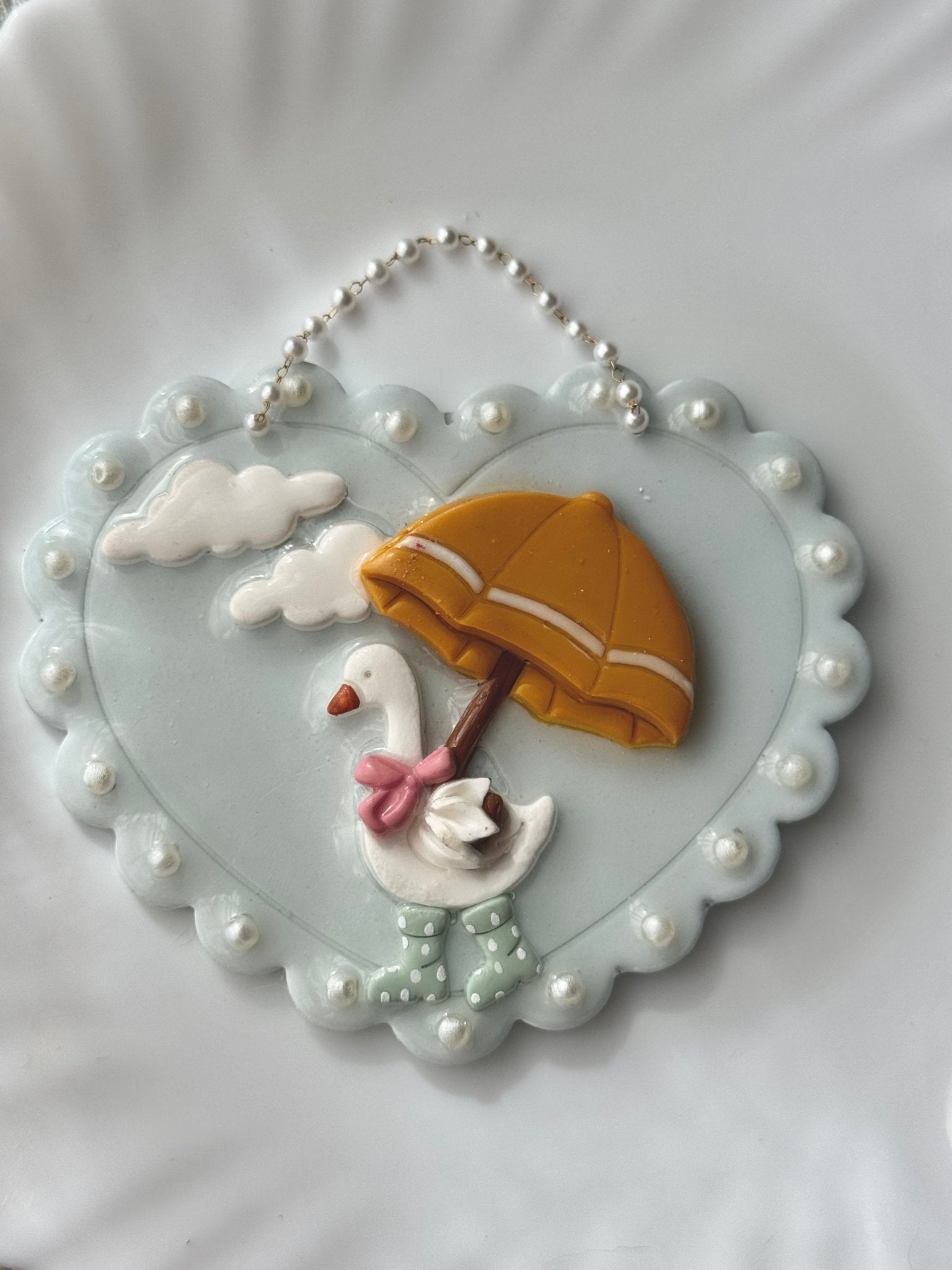 Rainy Day Duck Wall Hanging La Vie Bien Rainy Day Duck Wall Hanging