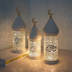 Ramadan Eid Candle Lantern Metal Craft Decorative Light (MAC380)