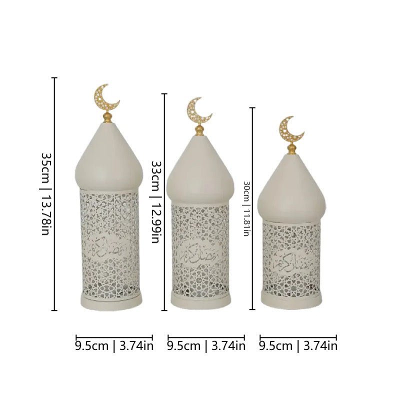 Ramadan Eid Candle Lantern Metal Craft Decorative Light (MAC380) La Vie Bien Ramadan Eid Candle Lantern Metal Craft Decorative Light (MAC380)