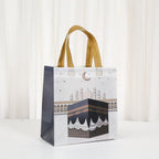 Ramadan Eid Mubarak Handheld Gift Bag Set | Kaaba Print Non-Woven Tote Bags (MAC388) La Vie Bien Ramadan Eid Mubarak Handheld Gift Bag Set | Kaaba Print Non-Woven Tote Bags (MAC388)