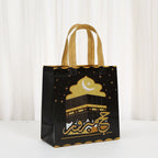 Ramadan Eid Mubarak Handheld Gift Bag Set | Kaaba Print Non-Woven Tote Bags (MAC388) La Vie Bien Ramadan Eid Mubarak Handheld Gift Bag Set | Kaaba Print Non-Woven Tote Bags (MAC388)