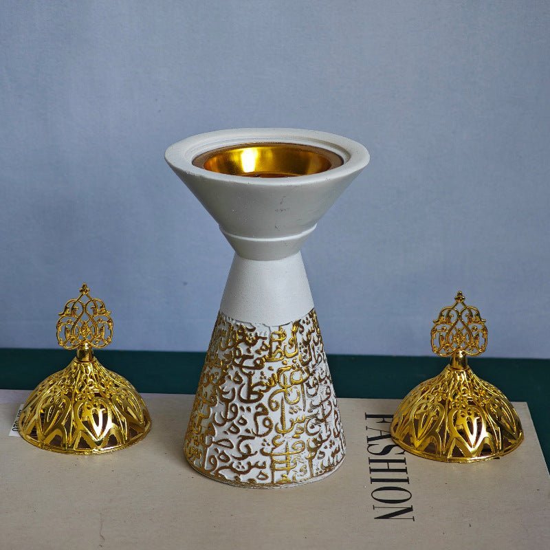 Ramadan Incense Burner Creative Tabletop Home Decor (MAC394) La Vie Bien Ramadan Incense Burner Creative Tabletop Home Decor (MAC394)