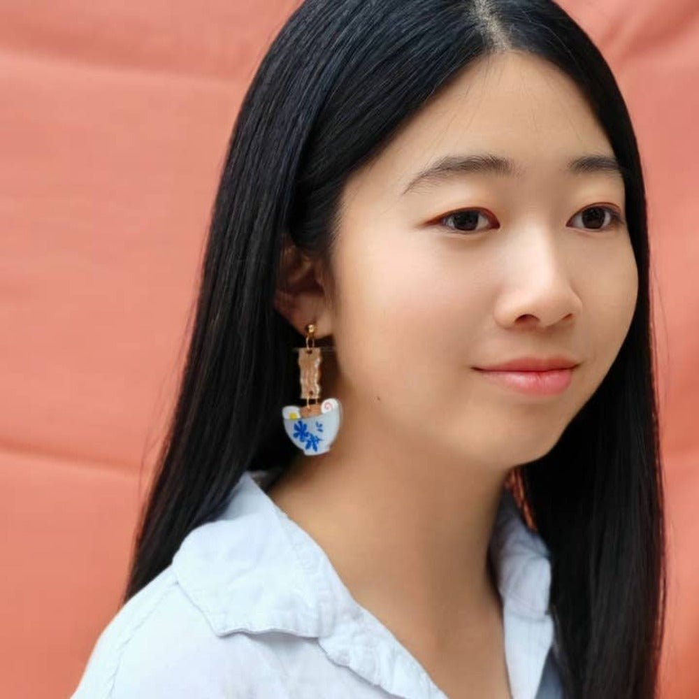 Ramen Acrylic Earrings Earrings and Accessories La Vie Bien Ramen Acrylic Earrings