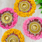 Rangoli Mat with Tissue Bag & Happy Diwali Cutout - Ready to Gift Diwali Gift La Vie Bien Rangoli Mat with Tissue Bag & Happy Diwali Cutout - Ready to Gift Diwali Gift