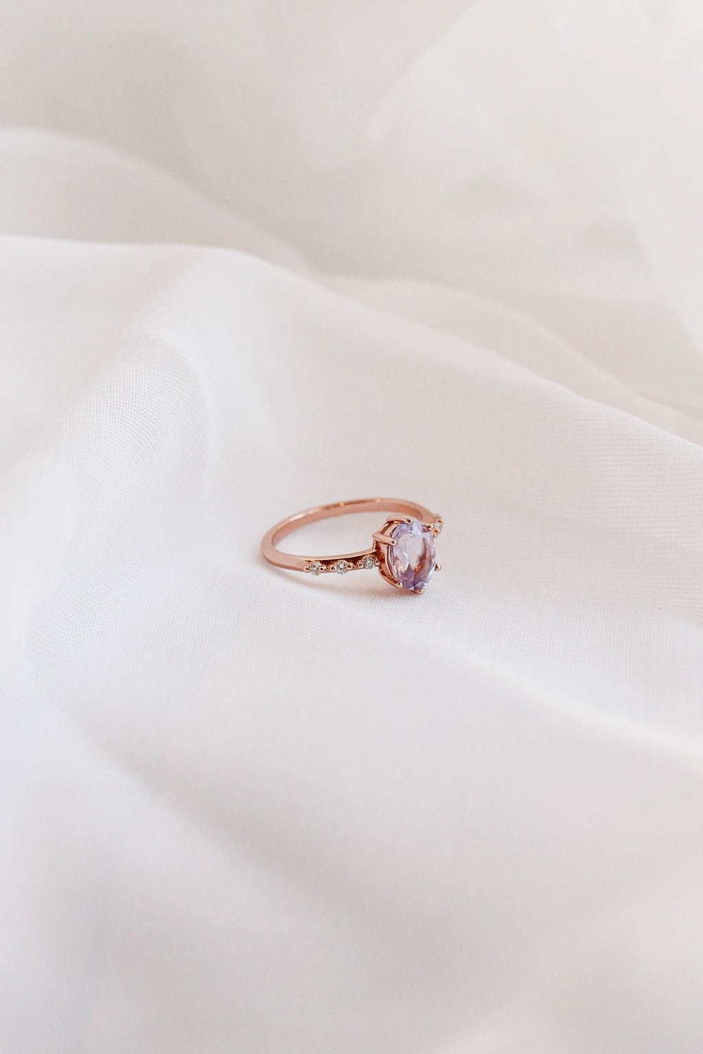 Rapunzel Ring in Lavender Quartz by Rose & Clay