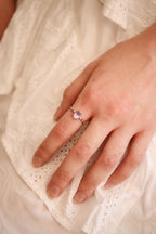 Rapunzel Ring in Lavender Quartz by Rose & Clay
