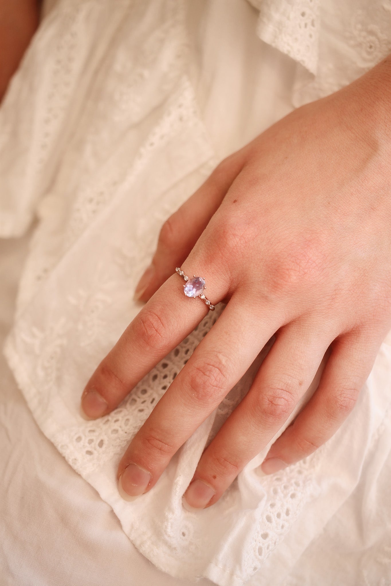 Rapunzel Ring in Lavender Quartz by Rose & Clay
