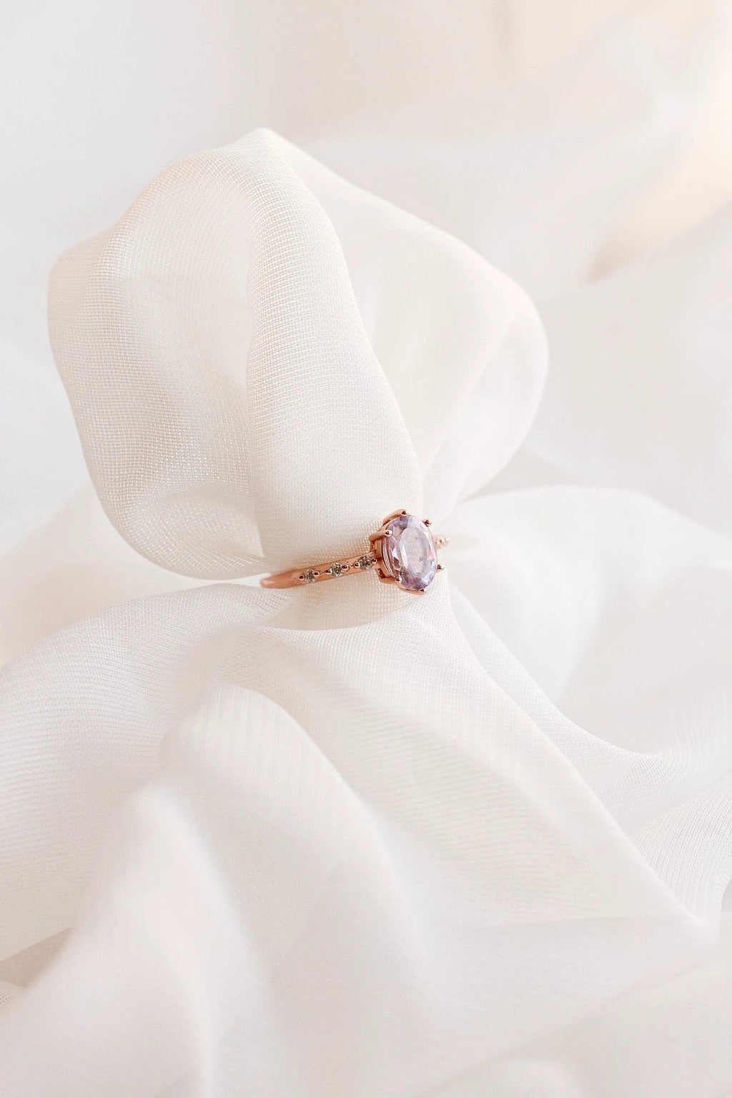 Rapunzel Ring in Lavender Quartz by Rose & Clay