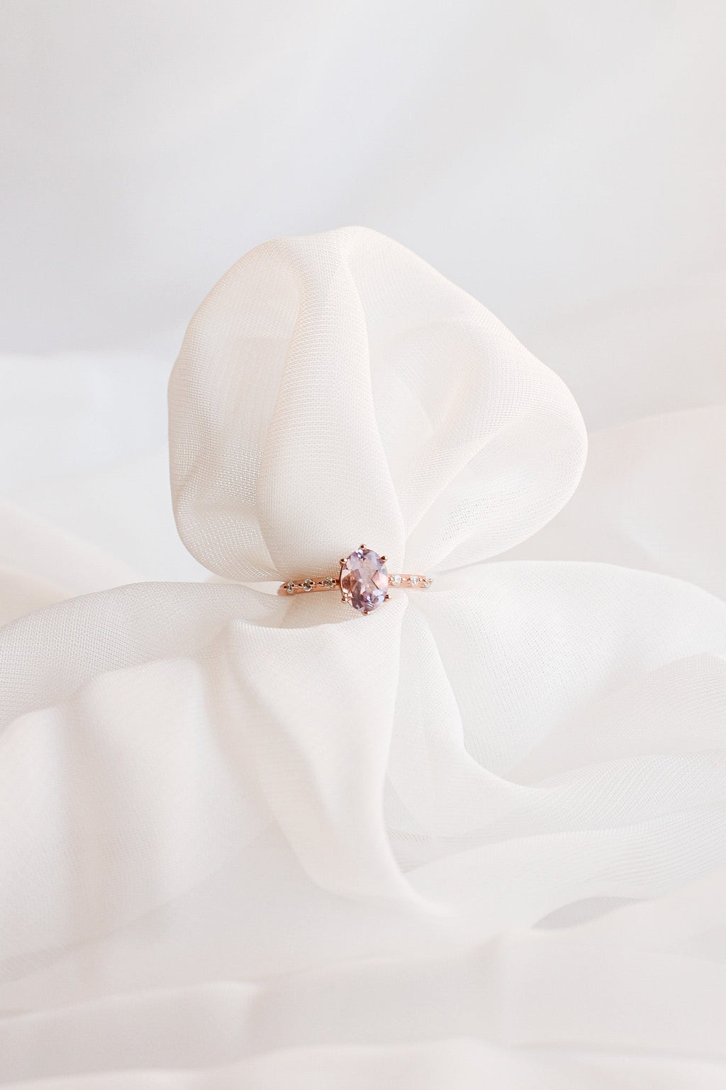 Rapunzel Ring in Lavender Quartz by Rose & Clay