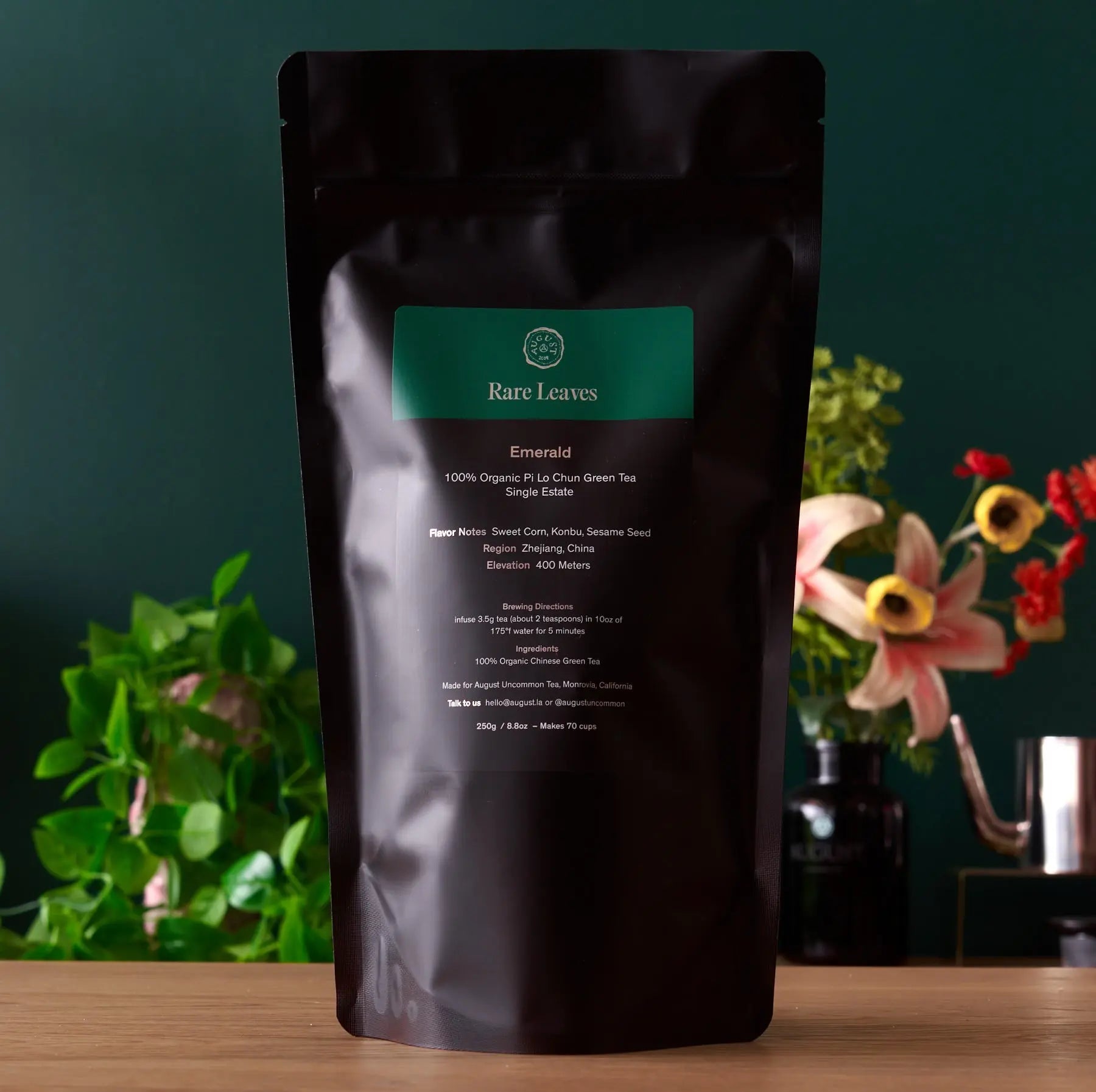 Rare Leaves Emerald - Single Estate Pi Lo Chun Green Tea Beverages > Teas > Green Teas La Vie Bien Rare Leaves Emerald - Single Estate Pi Lo Chun Green Tea