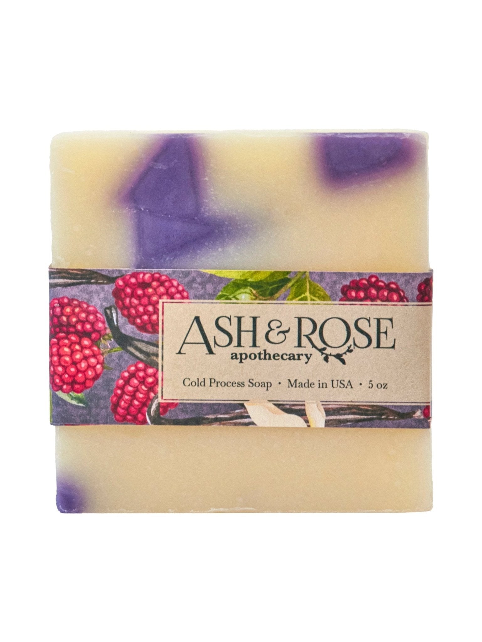 Raspberry Vanilla Soap Bar by Ash & Rose