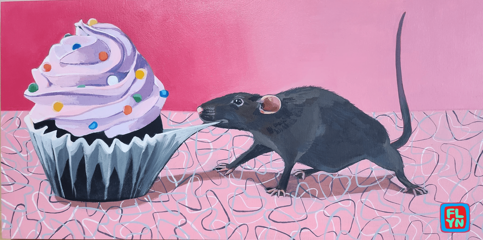 Rats Got My Cake sticker by FLYNhats