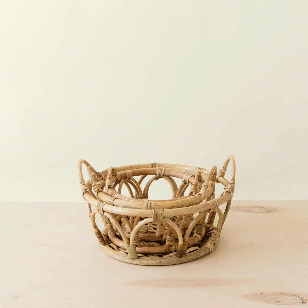 Rattan Fruit Basket - Wicker Table Basket set of 3 | LIKHÂ by LIKHÂ