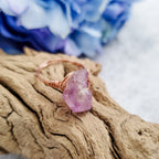 Raw Amethyst Crystal Ring – Hand Wrapped Purple Stone Ring Rings La Vie Bien Raw Amethyst Crystal Ring – Hand Wrapped Purple Stone Ring