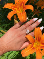 Raw Moonstone Prong Ring by Ash & Rose