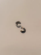 Ray Hoops Earrings - Ivory by NAT + NOOR