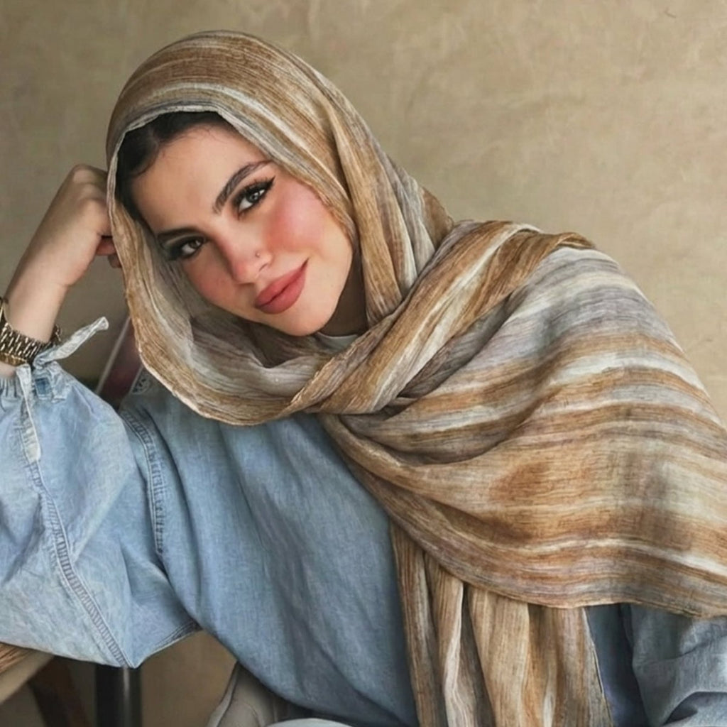 Rayon Gradient Tie-Dye Scarf | Rayon Gradient Hijab (MH216) La Vie Bien Rayon Gradient Tie-Dye Scarf | Rayon Gradient Hijab (MH216)