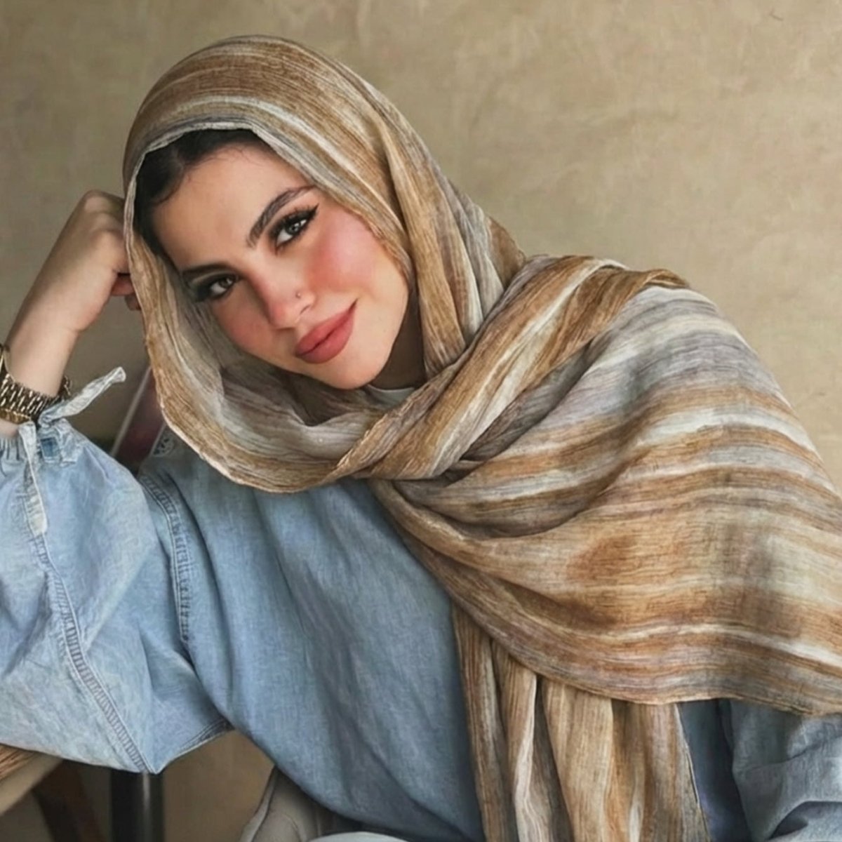 Rayon Gradient Tie-Dye Scarf | Rayon Gradient Hijab (MH216) La Vie Bien Rayon Gradient Tie-Dye Scarf | Rayon Gradient Hijab (MH216)