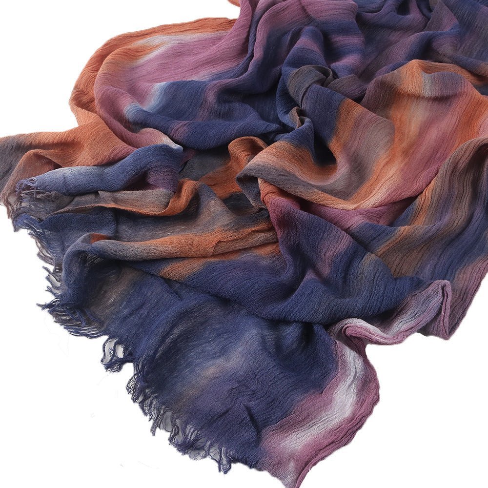 Rayon Gradient Tie-Dye Scarf | Rayon Gradient Hijab (MH216) La Vie Bien Rayon Gradient Tie-Dye Scarf | Rayon Gradient Hijab (MH216)