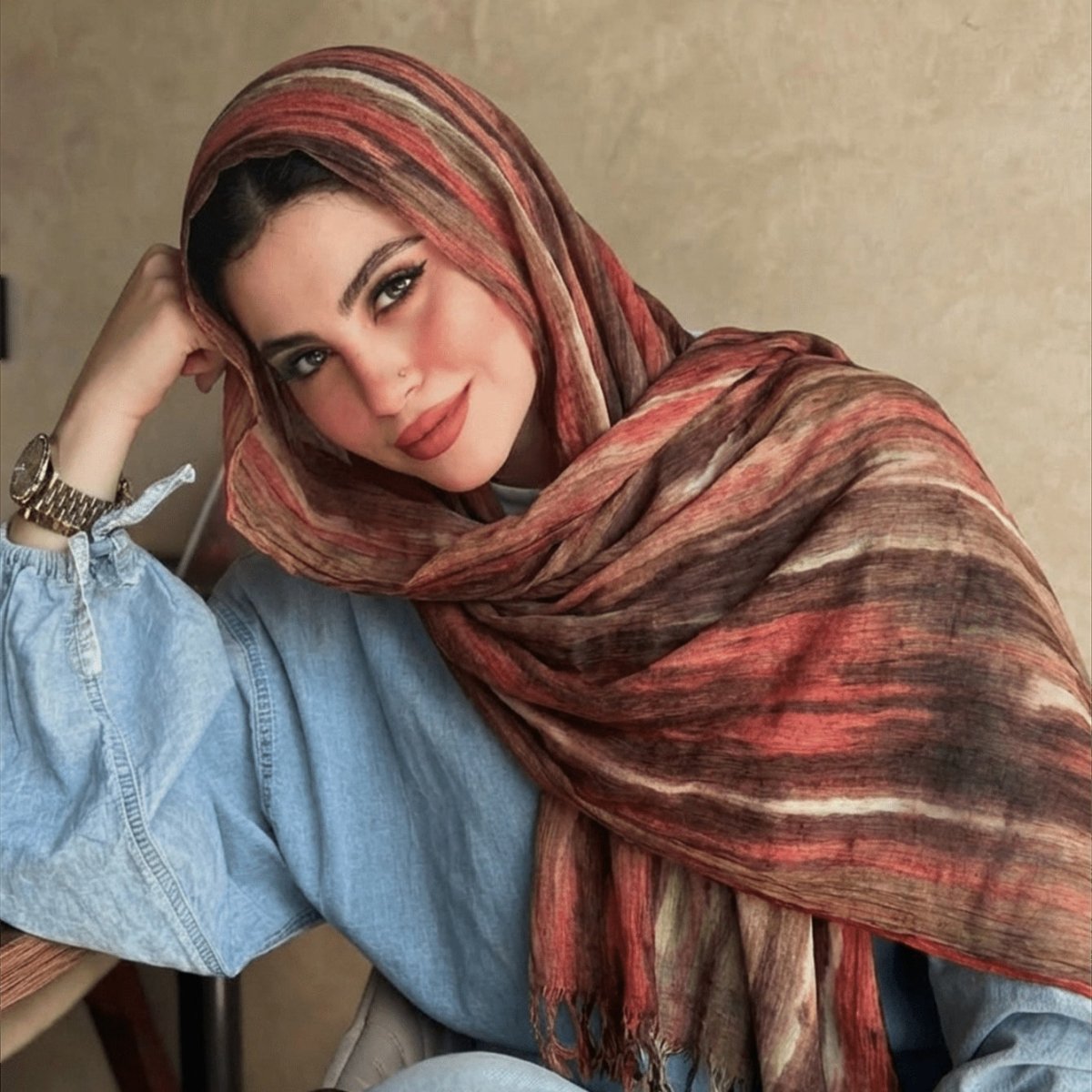 Rayon Gradient Tie-Dye Scarf | Rayon Gradient Hijab (MH216) La Vie Bien Rayon Gradient Tie-Dye Scarf | Rayon Gradient Hijab (MH216)