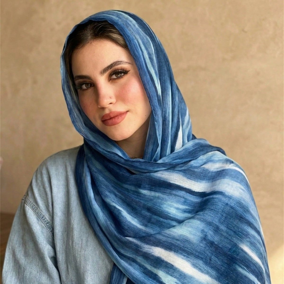 Rayon Gradient Tie-Dye Scarf | Rayon Gradient Hijab (MH216) La Vie Bien Rayon Gradient Tie-Dye Scarf | Rayon Gradient Hijab (MH216)