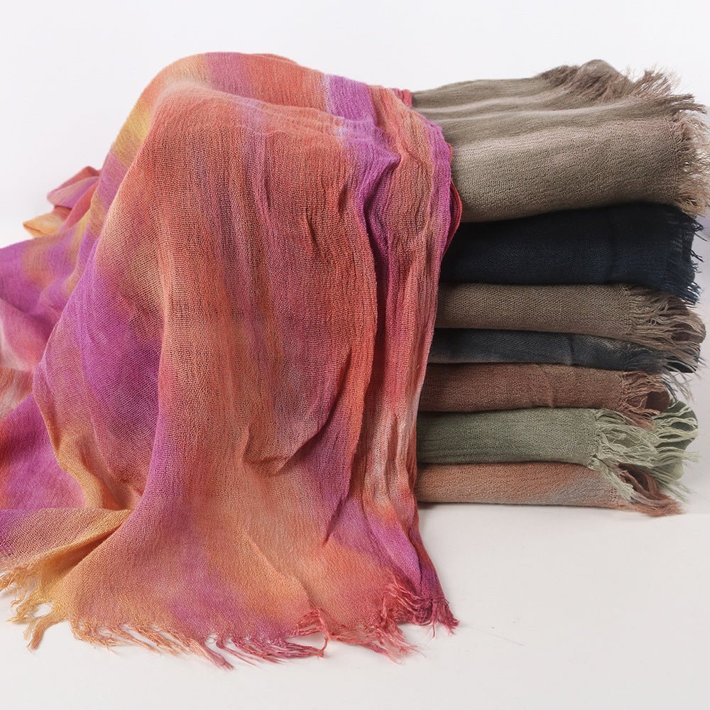 Rayon Gradient Tie-Dye Scarf | Rayon Gradient Hijab (MH216) La Vie Bien Rayon Gradient Tie-Dye Scarf | Rayon Gradient Hijab (MH216)