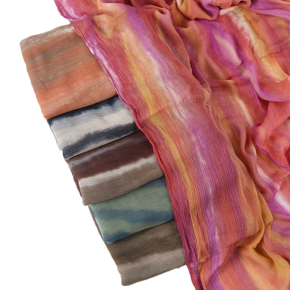 Rayon Gradient Tie-Dye Scarf | Rayon Gradient Hijab (MH216) La Vie Bien Rayon Gradient Tie-Dye Scarf | Rayon Gradient Hijab (MH216)