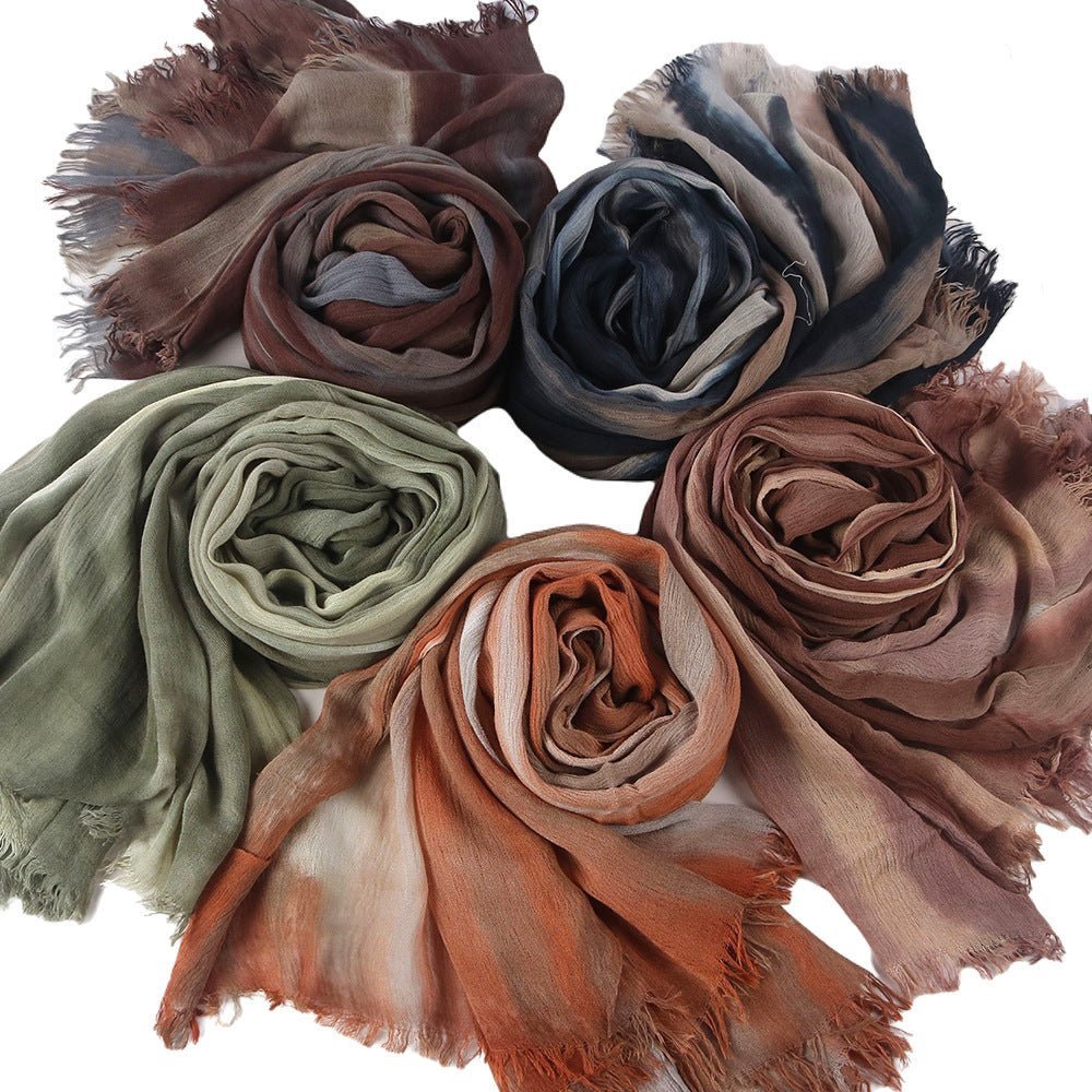 Rayon Gradient Tie-Dye Scarf | Rayon Gradient Hijab (MH216) La Vie Bien Rayon Gradient Tie-Dye Scarf | Rayon Gradient Hijab (MH216)