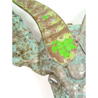 Recycled Springbok Metal Animal Wall Mask