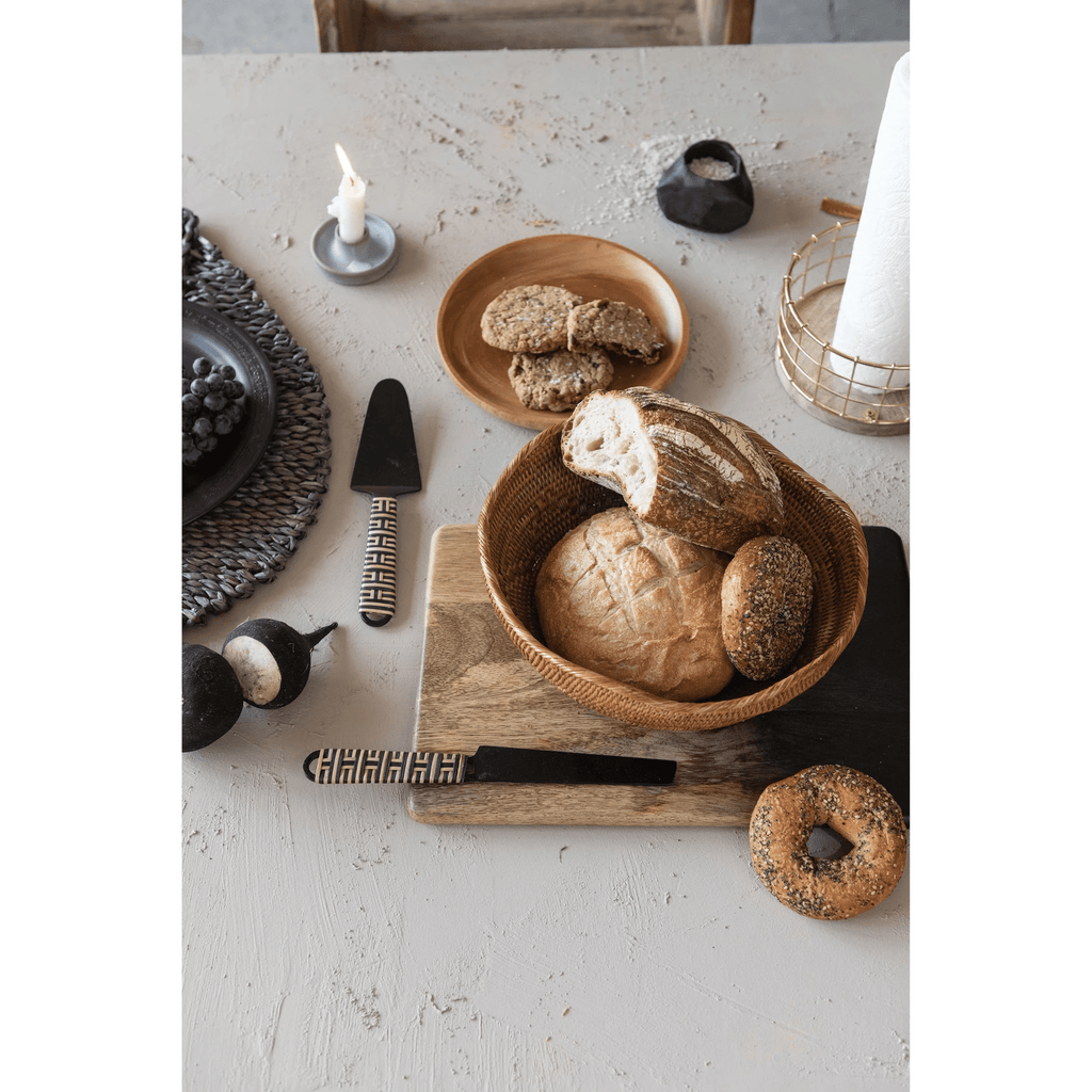 Reactive Glaze Stoneware Taper Candle Holders, Set of 2 by White Cliff Studio