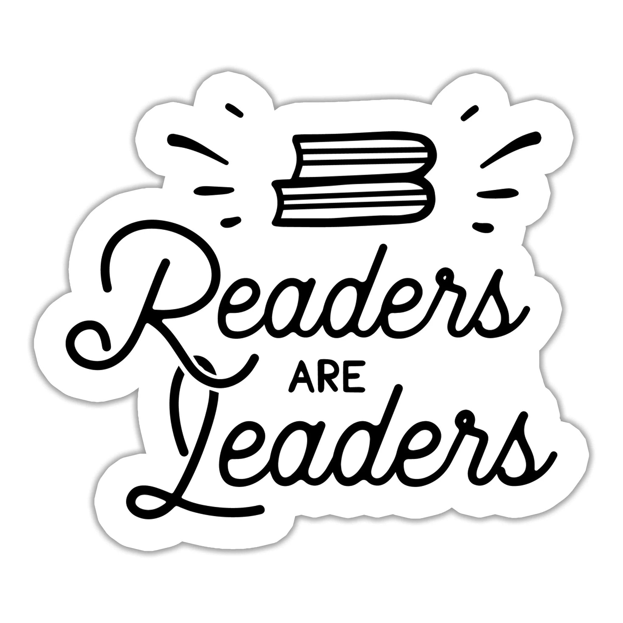 Readers are Leaders Sticker by SheMugs