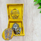 Ready-to-Gift Diwali Combos - German Silver Ganesha Hanging in Gift Box with Happy Diwali Decal La Vie Bien Ready-to-Gift Diwali Combos - German Silver Ganesha Hanging in Gift Box with Happy Diwali Decal