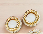 Ready-to-Gift Set- 2 Diyas in Gift Box with Happy Diwali Cutout La Vie Bien Ready-to-Gift Set- 2 Diyas in Gift Box with Happy Diwali Cutout